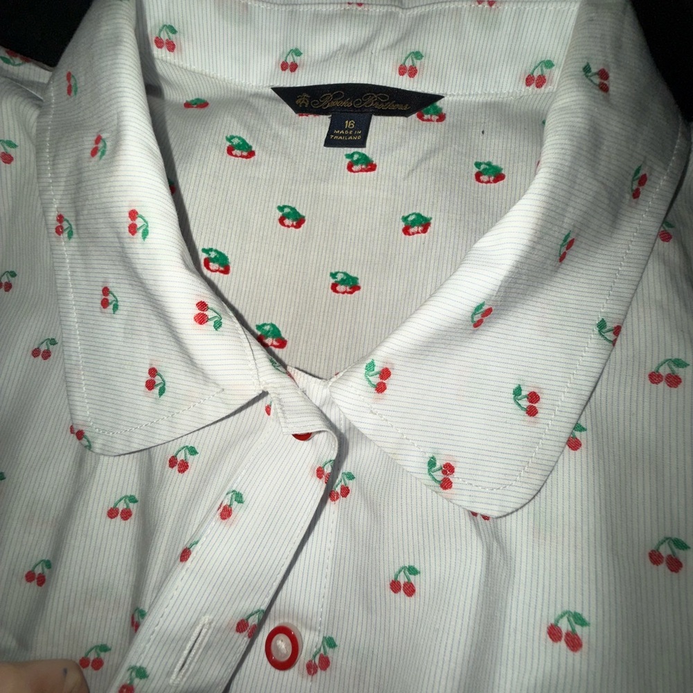 White Dress with Red Polka Dots